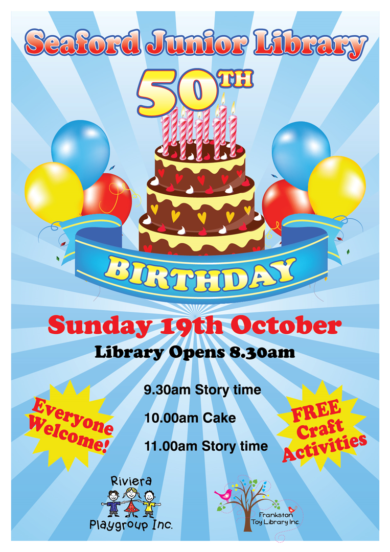 Seaford Junior Library's 50th Birthday.png